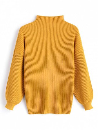 Mustard Yellow Pullover Sweater