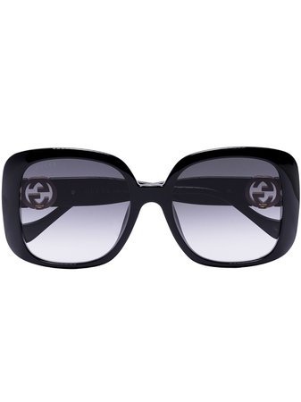Gucci Eyewear Interlocking G square-frame Sunglasses - Farfetch