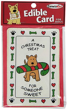 Crunchkins Crunch Edible Card, Christmas Treat For Someone Sweet: Pet Supplies