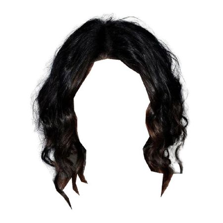 black curly wavy hair faux bob hairstyle