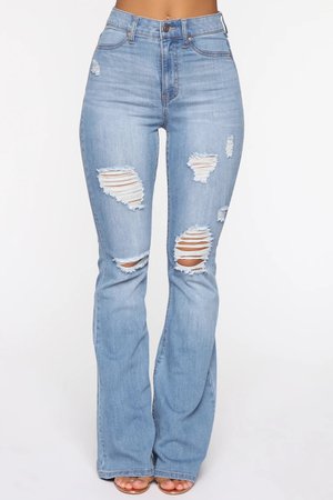 Jayla High Waist Flare Jeans - Fashion Nova