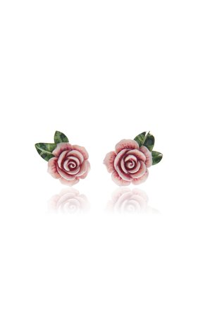 Rose Earrings by Dolce & Gabbana | Moda Operandi