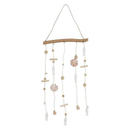 Ombre Home Weathered Coastal Shell Wall Hanging Natural