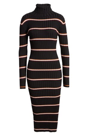 Lira Clothing Lola Long Sleeve Stripe Turtleneck Sweater Dress | Nordstrom