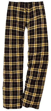 Yellow + Black Plaid Pajama Pants