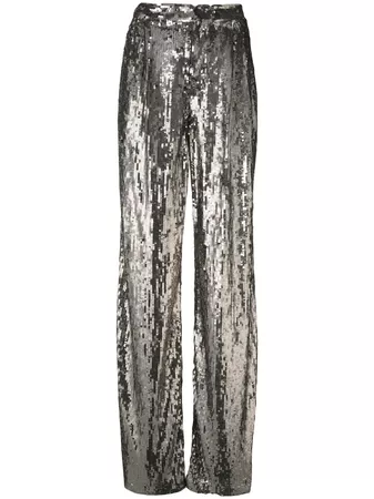 Attico sequin palazzo pants £1,947 - Shop SS19 Online - Fast Delivery, Free Returns
