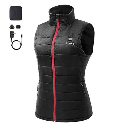 ORORO Women's Lightweight Heated Vest with Battery Pack: Amazon.ca: Clothing & Accessories