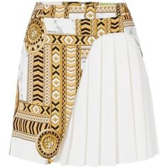 white gold skirt