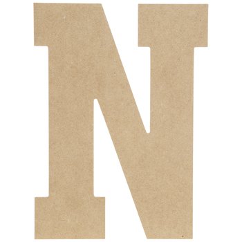 Wood Letter N - 13" | Hobby Lobby | 103586