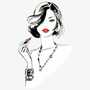 Transparent Png Image & Clipart Free Download - Fashion And Beauty Illustrations , Transparent Cartoon, Free Cliparts & Silhouettes - NetClipart