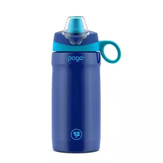 Pogo 12oz Vacuum Insulated Stainless Steel Kids' Water Bottle : Target