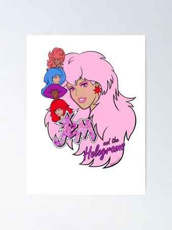 "Jem and the Holograms" Poster by evobs | Redbubble