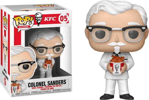 KFC - Colonel Sanders with Chicken Bucket Pop! Vinyl Figure
