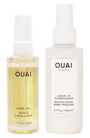 OUAI Thirsty Hair Oil & Leave-In Conditioner Kit ($54 Value) | Nordstrom