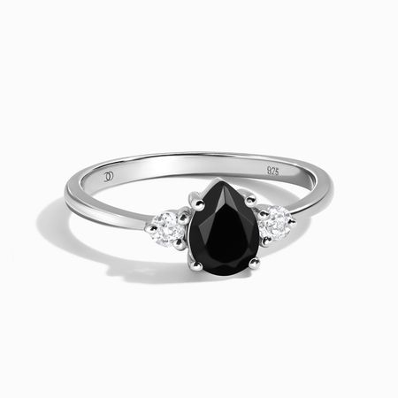 moon magic lania ring - black obsidian