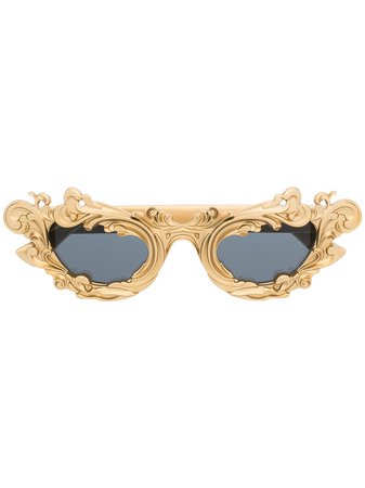 Moschino Eyewear Cat eye-solglasögon Med Logotyp - Farfetch