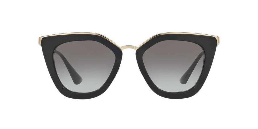 Prada PR 53SS 52 Grey & Black Sunglasses | Sunglass Hut USA