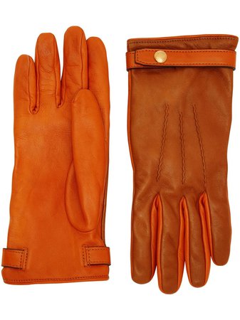 Brown Burberry Two Tone Gloves For Women | Farfetch.com