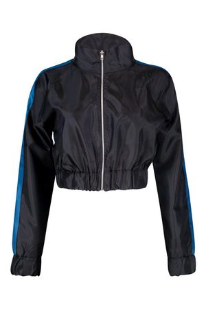 Shell Suit Zip Through Track Top Jacket