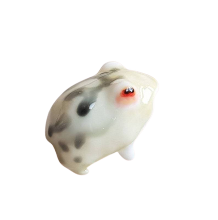 Miniature Ceramic Frog Totem // AnimalTotemFactory