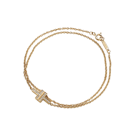 Tiffany & Co - Tiffany T: Diamond Double Chain Bracelet