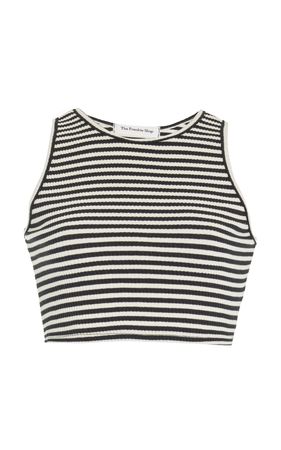 Exclusive Martina Cropped Striped Knit Tank Top By The Frankie Shop | Moda Operandi