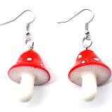 mushroom earrings transparent - Google Search