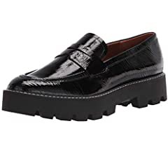 Amazon.com | Franco Sarto Women's Balin Loafer, Black, 5.5 | Loafers & Slip-Ons