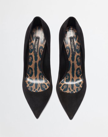Suede Pump With Leopard Sole - Women | Dolce&Gabbana