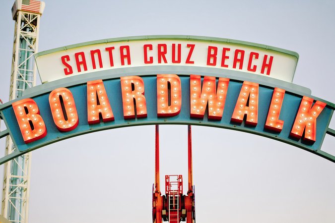 Santa Cruz Beach Boardwalk sign photo – Free Image on Unsplash