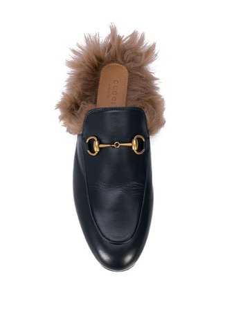 Gucci Princetown Leather Slippers - Farfetch