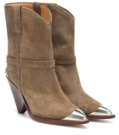 Lamsy suede ankle boots