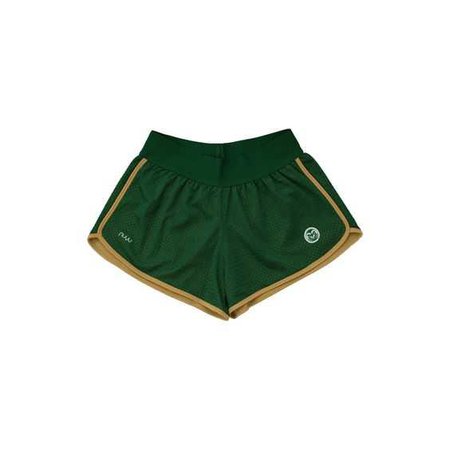 green track shorts