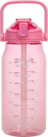 Paris Hilton Motivational Water Bottle, 50-Ounce, Standard, Pink : Amazon.com.au: Sports, Fitness & Outdoors
