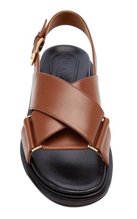 Fussbett Leather Sandals By Marni | Moda Operandi