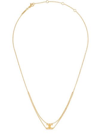 celine triomphe suspended necklace