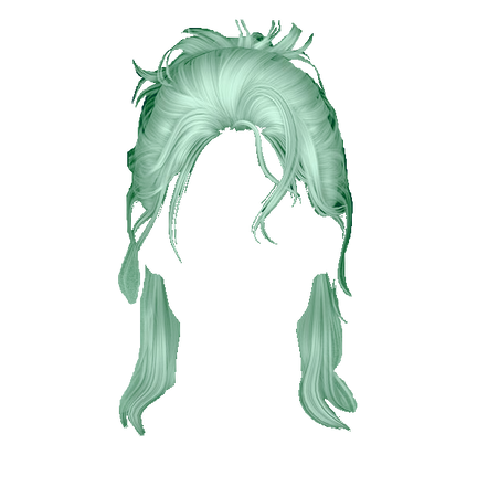 Hezeh Hair No. 16 | Sims Alpha CC Mint Green (Dei5 edit)