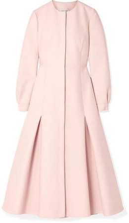 Alejandra Wool-blend Midi Dress - Blush