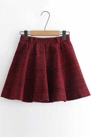 new-stylish-elastic-waist-classic-plaid-pleated-mini-skirt_1510657216779.jpg (392×588)