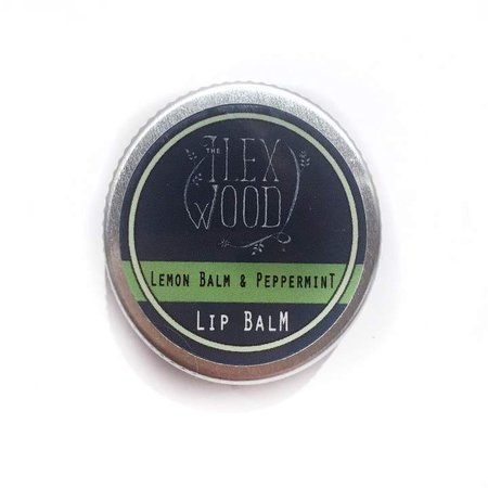 The Ilex Wood Vegan Lemon Balm & Peppermint Lip Balm 10ml
