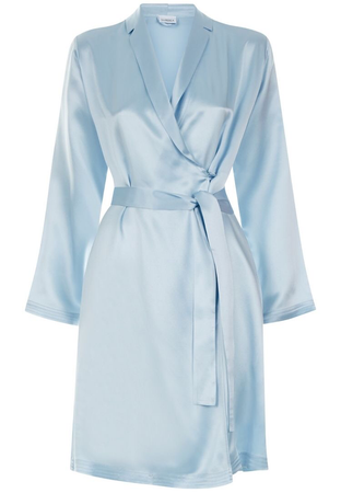 baby blue robe