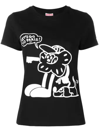Kenzo graphic-print short-sleeve T-shirt - Farfetch