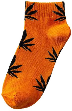 Amazon.com: Kpop Space Mens Cotton Socks Fashion Marijuana leaf Casual Long Weed Sock Marijuana Weed Crew Socks Cotton(Uniform code H07): Clothing