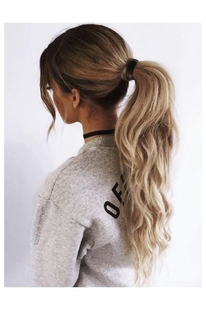 blonde hair in ponytail - Google Search