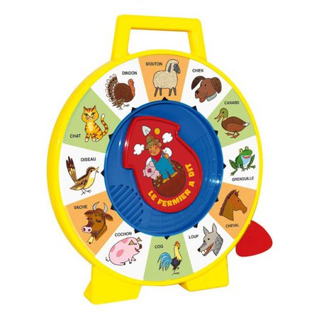 The farm says - Sound game to help learn animal names and sounds - Vintage Reedition Fisher Price Vintage Toys and Hobbies Children