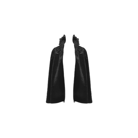 goth black cape