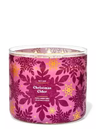 White Barn Christmas Cider 3-Wick Candle