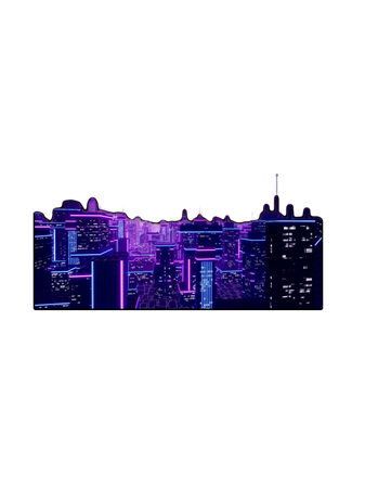 cyberpunk cybercore city aesthetic background
