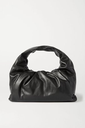Black The Shoulder Pouch leather bag | Bottega Veneta | NET-A-PORTER