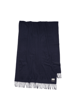 Oversized scarf navy blue